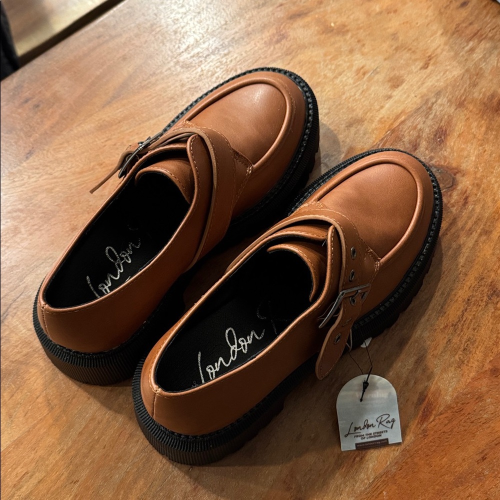 London Rag Women's Brown Platform Shoes